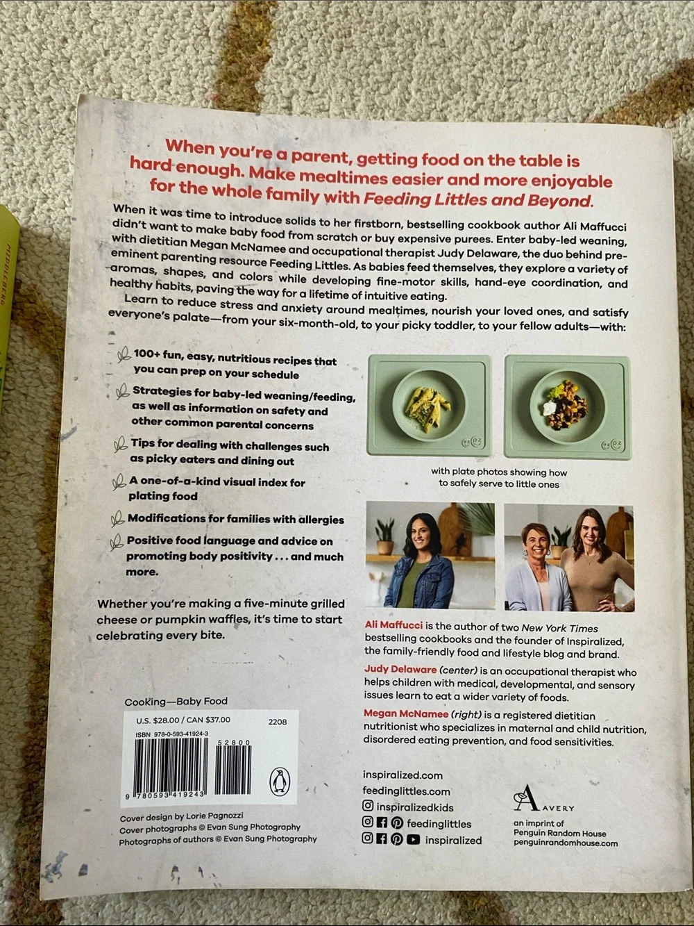 Baby/Toddler/Family Food Recipe Books